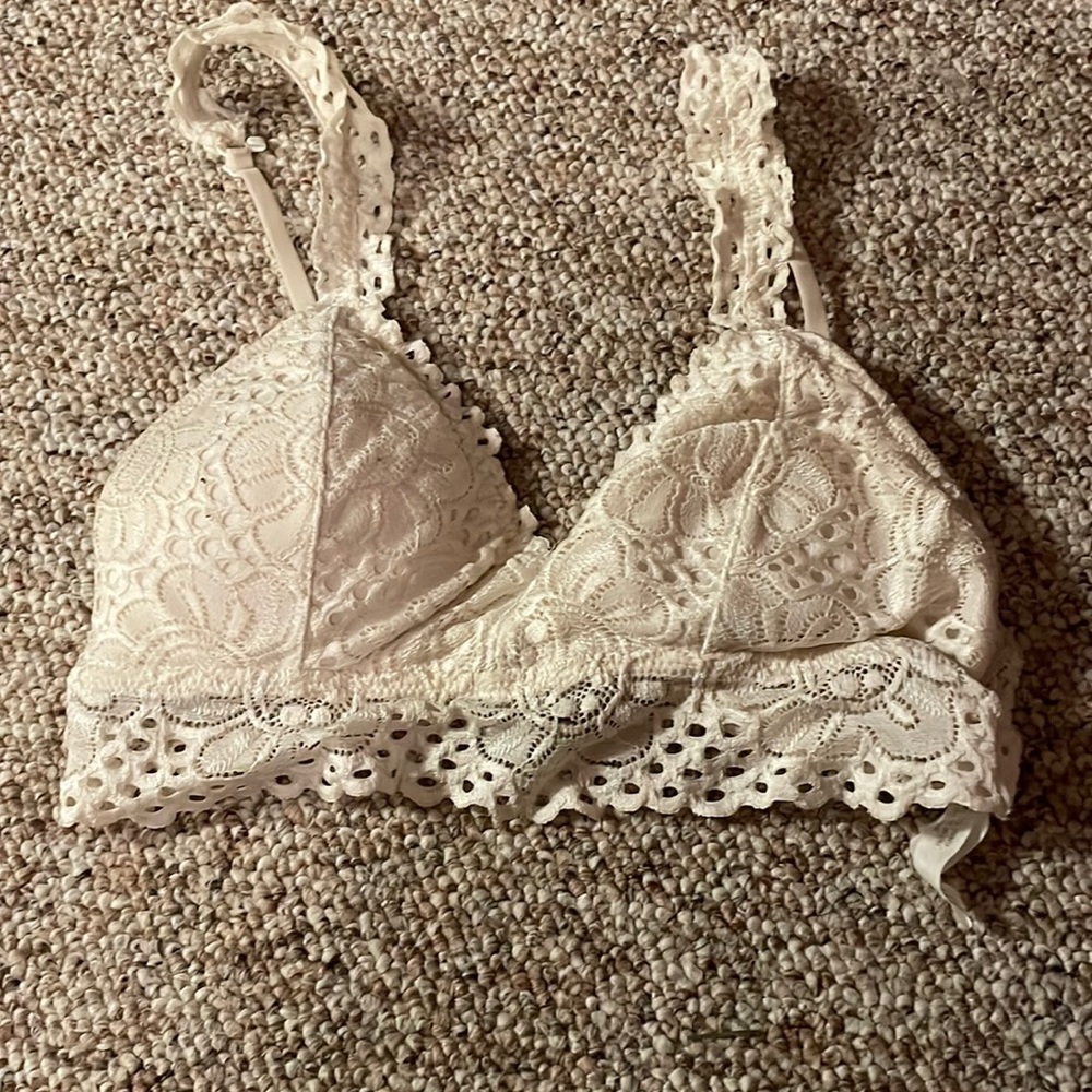 White bralette